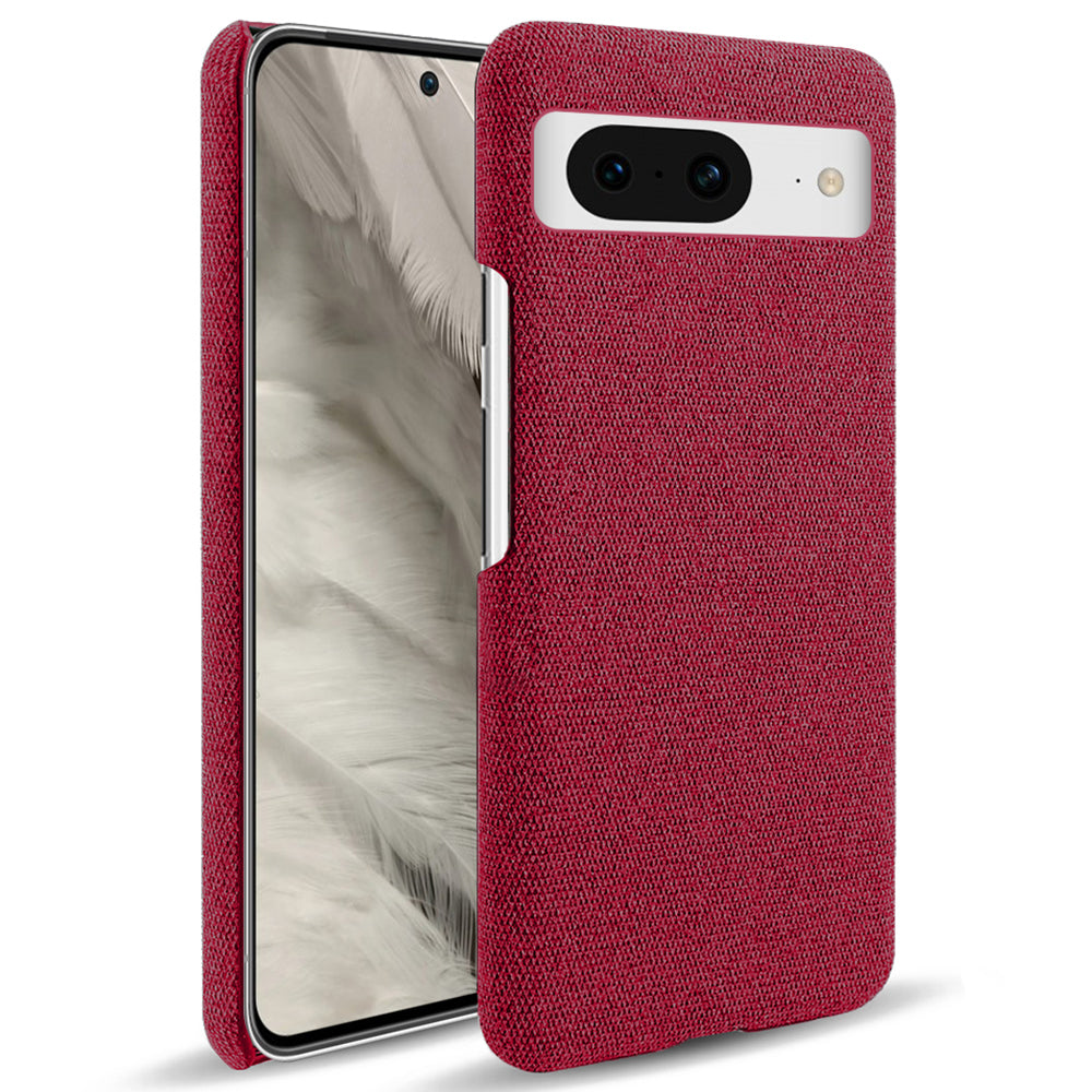 For Google Pixel 8 Case Solid Color Cloth Texture Hard PC Protective Phone Cover For Google Pixel 8 Case Solid Color Cloth Texture Hard PC Protective Phone Cover
